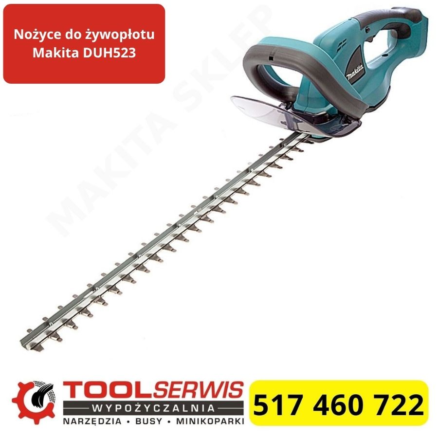 Nożyce do żywopłotu Makita DUH523 18V LXT z ostrzem 52 cm