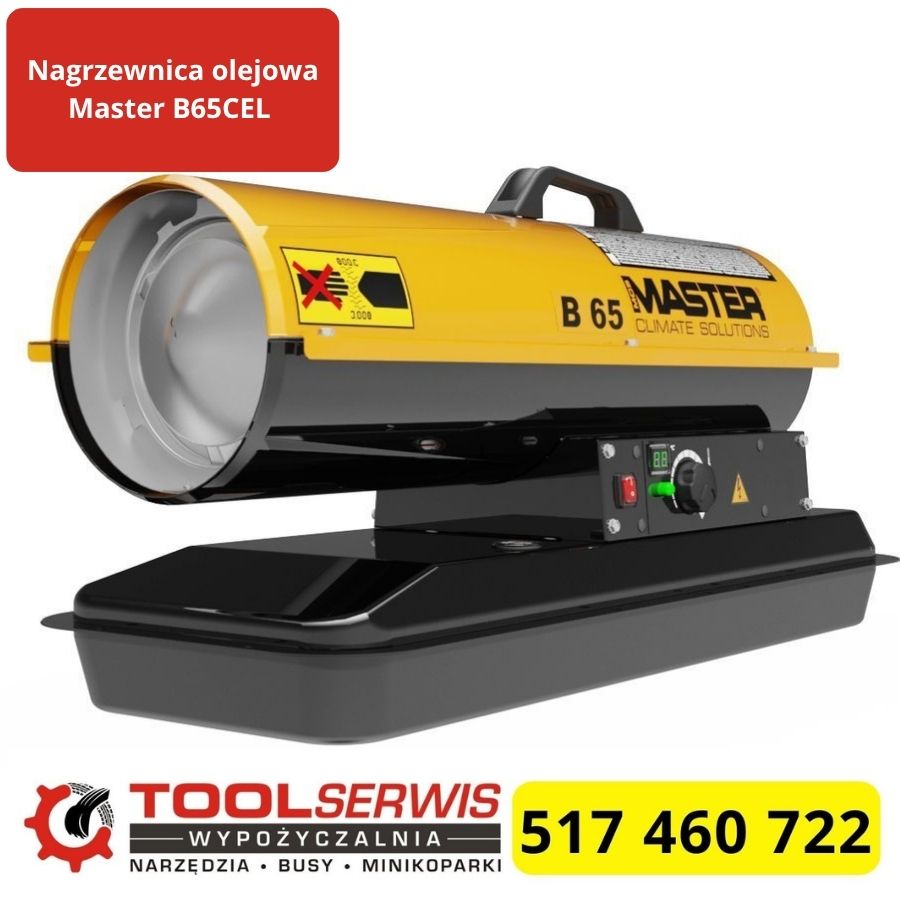 Nagrzewnica olejowa Master B 65 CEL 20 kW z odprowadzeniem spalin