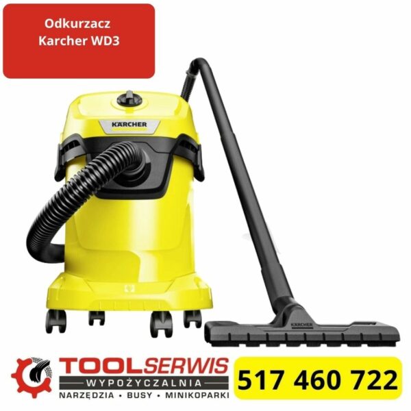 Odkurzacz Karcher WD3 1000W 17l