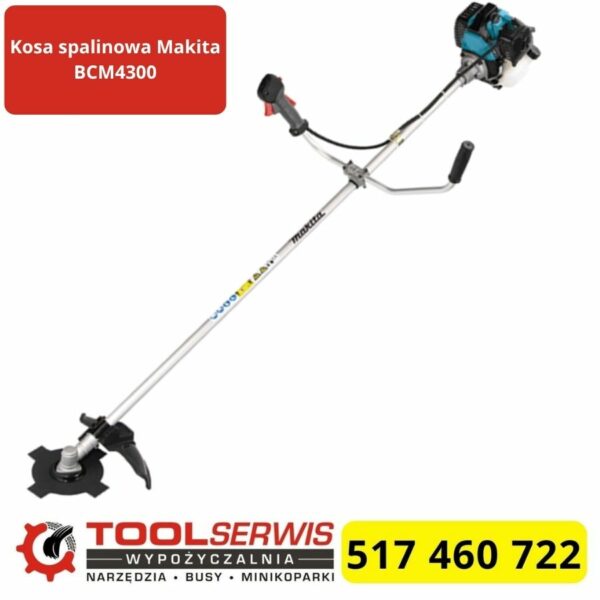 Kosa spalinowa BCM4300 43 cm3 z tarczą 3T