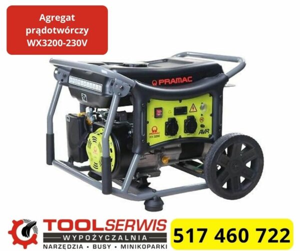 Agregat prądotwórczy WX3200 230V jednofazowy