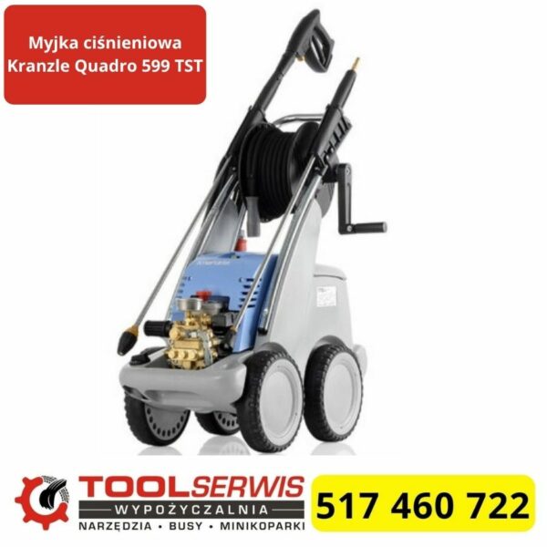 Myjka ciśnieniowa Kränzle Quadro 599 TST 150 bar 10 l/min podczas pracy
