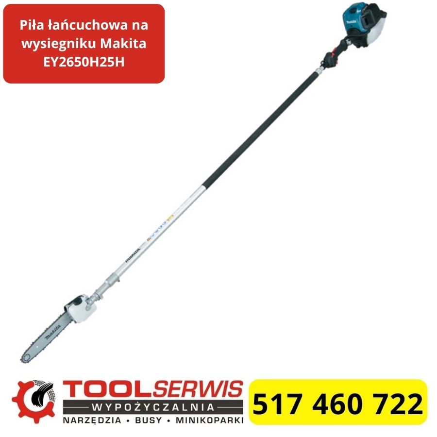 Piła łańcuchowa na wysięgniku Makita EY2650H25H 4-suw 10 cali teleskop