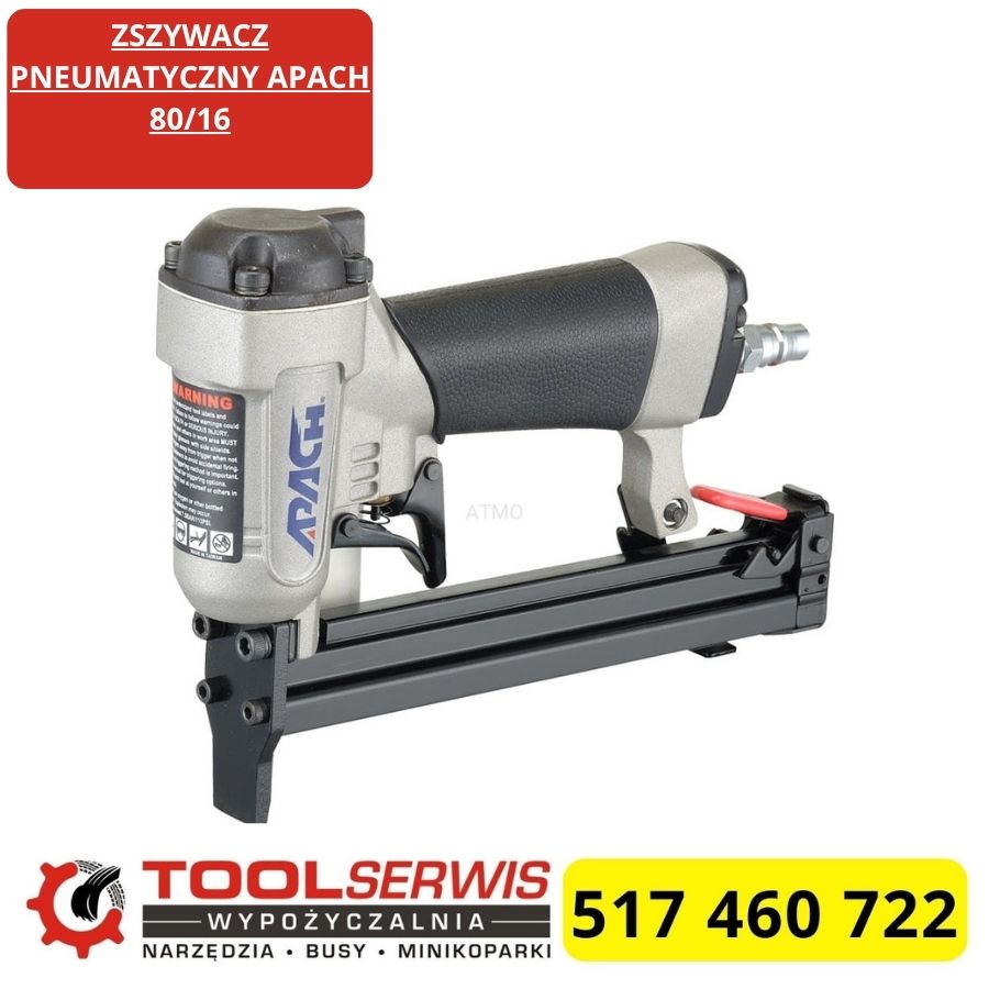 Zszywacz pneumatyczny Apach 80/16 do prac stolarskich i tapicerskich