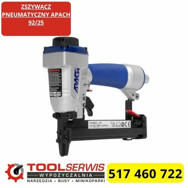 Zszywacz pneumatyczny Apach 92/25 do prac stolarskich i montażowych