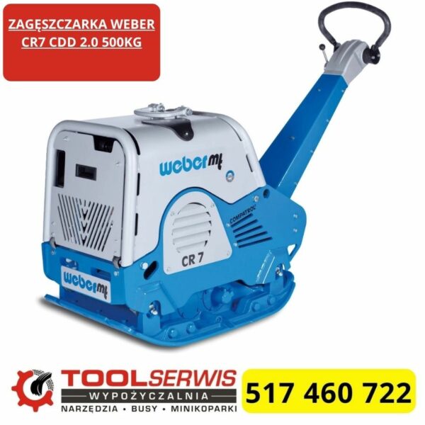 Zagęszczarka Weber CR7 CDD 2.0 500 kg dwukierunkowa