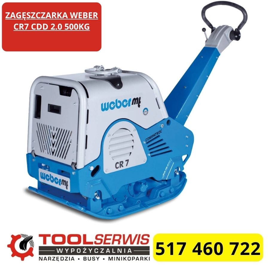 Zagęszczarka Weber CR7 CDD 2.0 500 kg dwukierunkowa