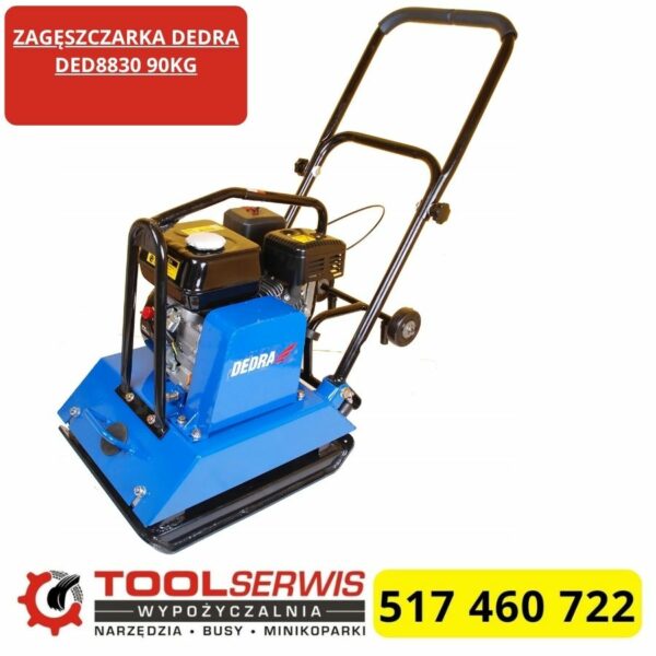 Zagęszczarka Dedra DED8830 90 kg płyta wibracyjna