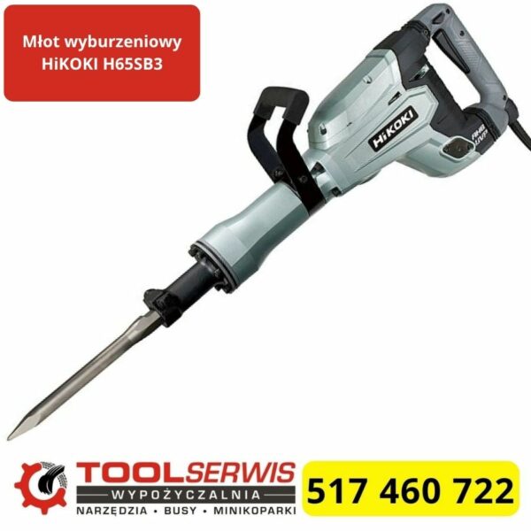 Młot wyburzeniowy Stalco DHH48J 1900 W 48 J do kucia betonu