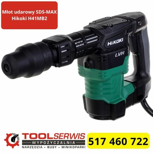 Młot udarowy Hikoki H41MB2 SDS-MAX 930 W do kucia betonu