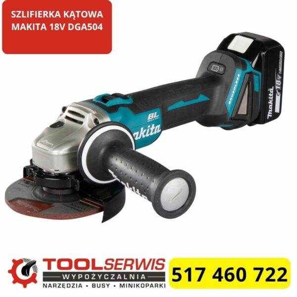 Szlifierka kątowa Makita DGA504 18 V tarcza 125 mm