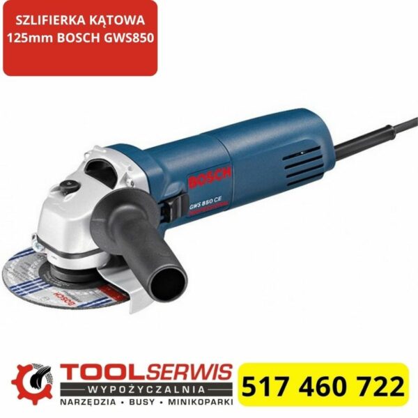 Szlifierka kątowa Bosch GWS 850 Professional 125 mm