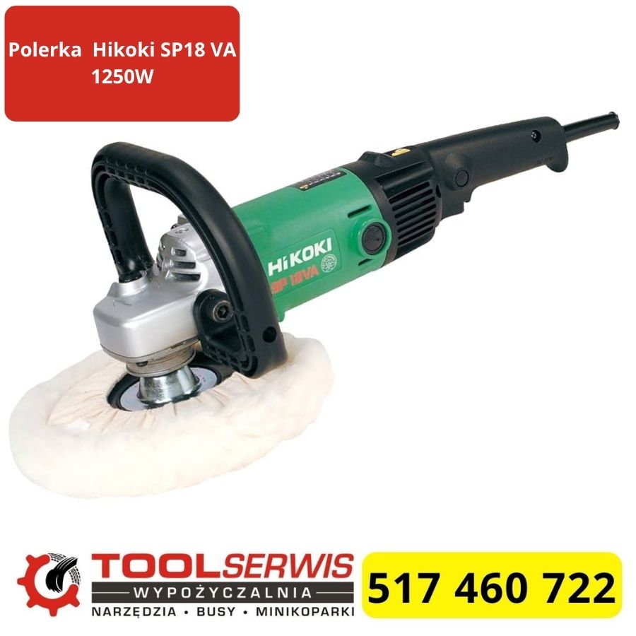 Polerka HiKOKI SP18VA 1250W z regulacją obrotów