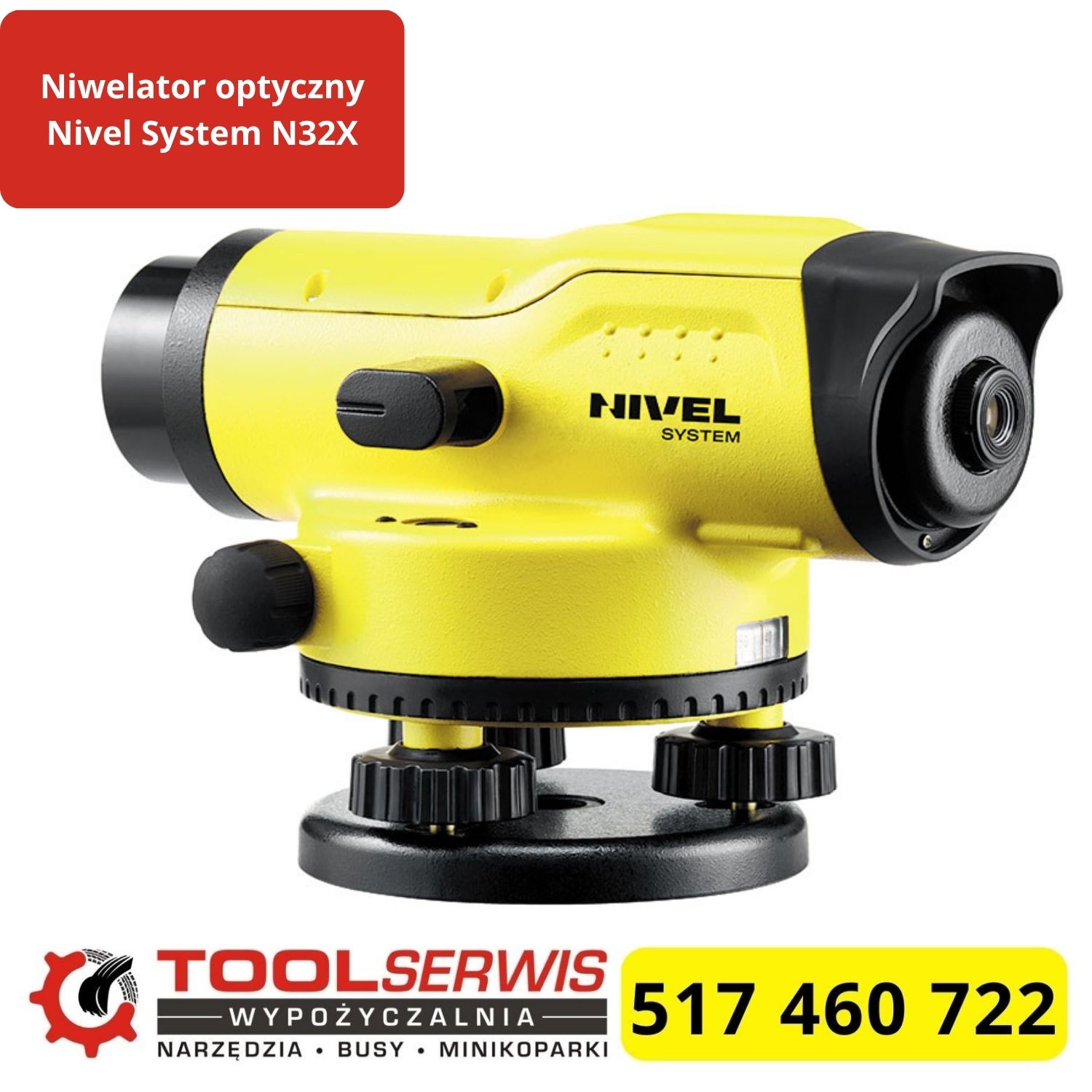Niwelator optyczny Nivel System N32x 32x z kompensatorem