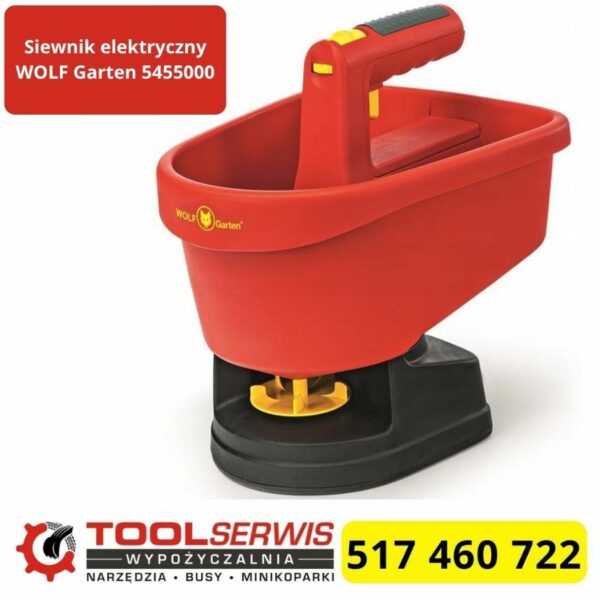 Siewnik elektryczny WOLF-Garten 5455000 do nasion i nawozu