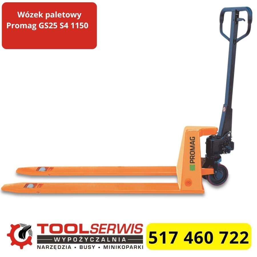 Wózek paletowy Promag GS25 S4 1150 podczas pracy
