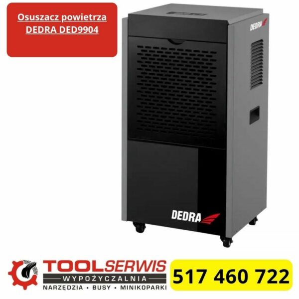 Dedra DED9904 osuszacz budowlany 90 l/24 h 1000 W LCD