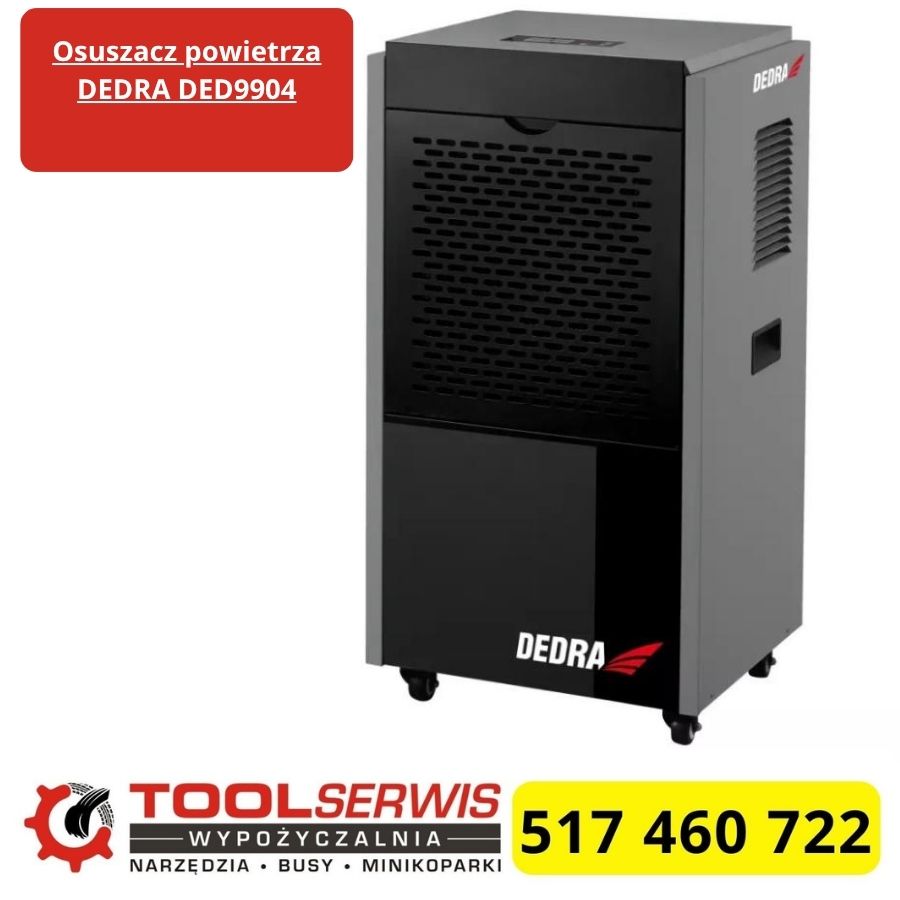 Dedra DED9904 osuszacz budowlany 90 l/24 h 1000 W LCD
