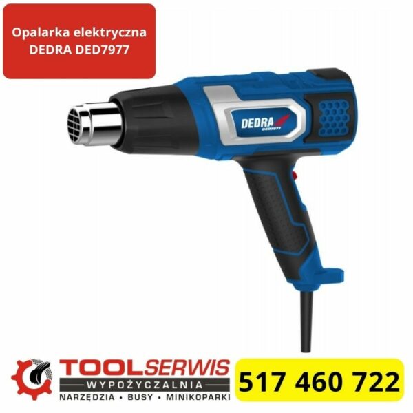 Dedra DED7977 opalarka 2000 W z regulacją temperatury i 4 dyszami