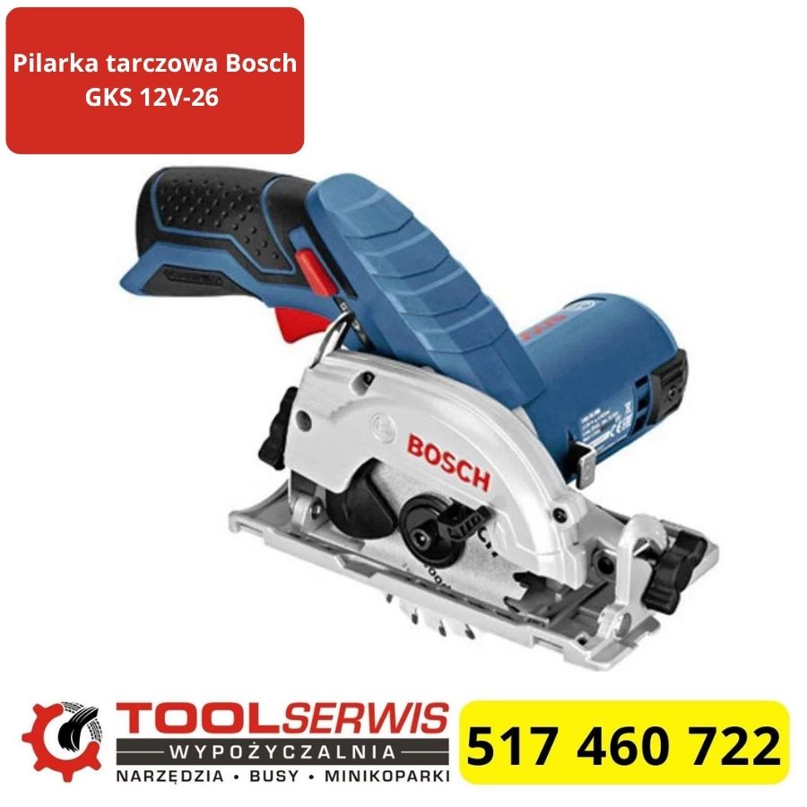 Pilarka tarczowa Bosch GKS 12V-26 12V 85 mm kompaktowa z LED