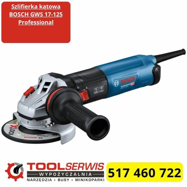 Szlifierka kątowa Bosch GWS 17-125 Professional 125 mm