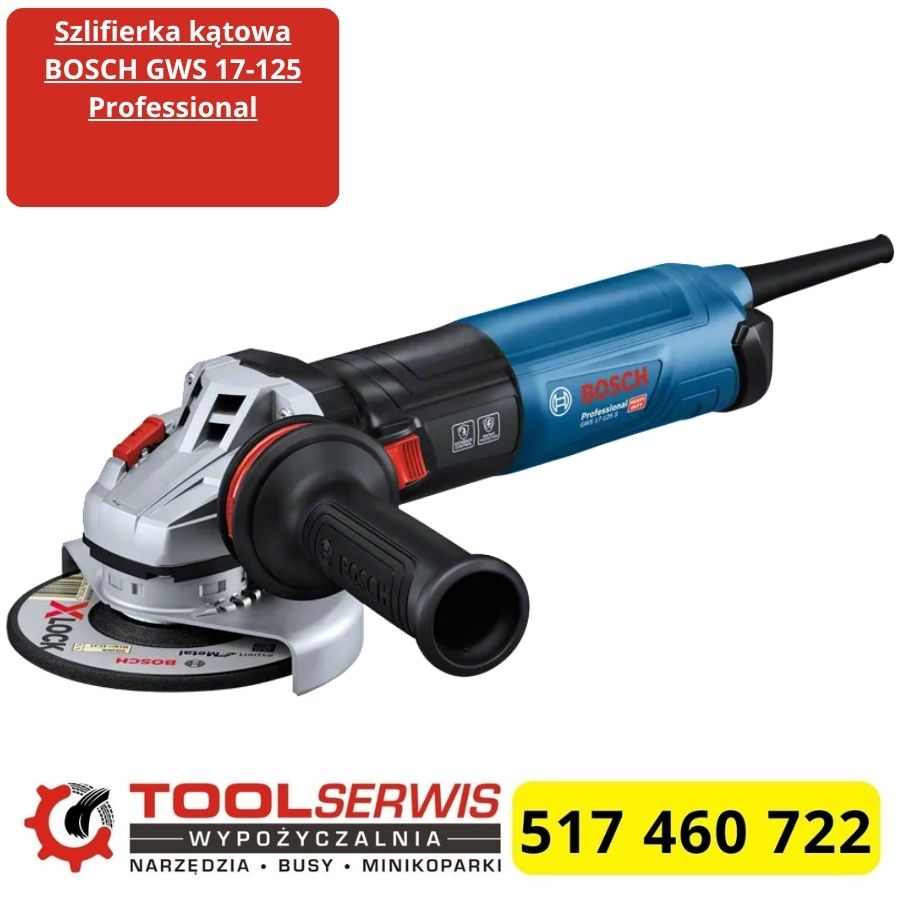 Szlifierka kątowa Bosch GWS 17-125 Professional 125 mm