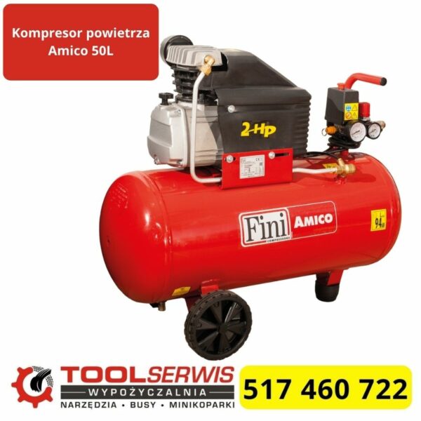 Kompresor AMICO 50 l olejowy 230V