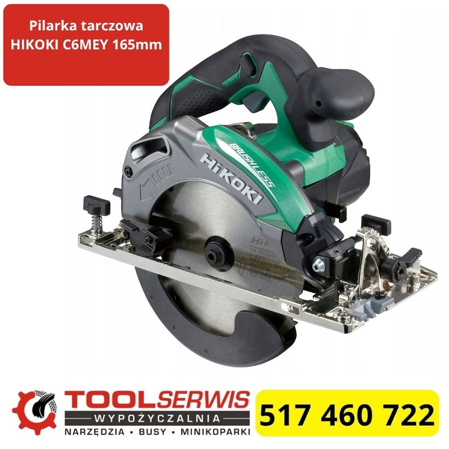 Pilarka tarczowa HiKOKI C6MEY 165 mm 1050 W brushless