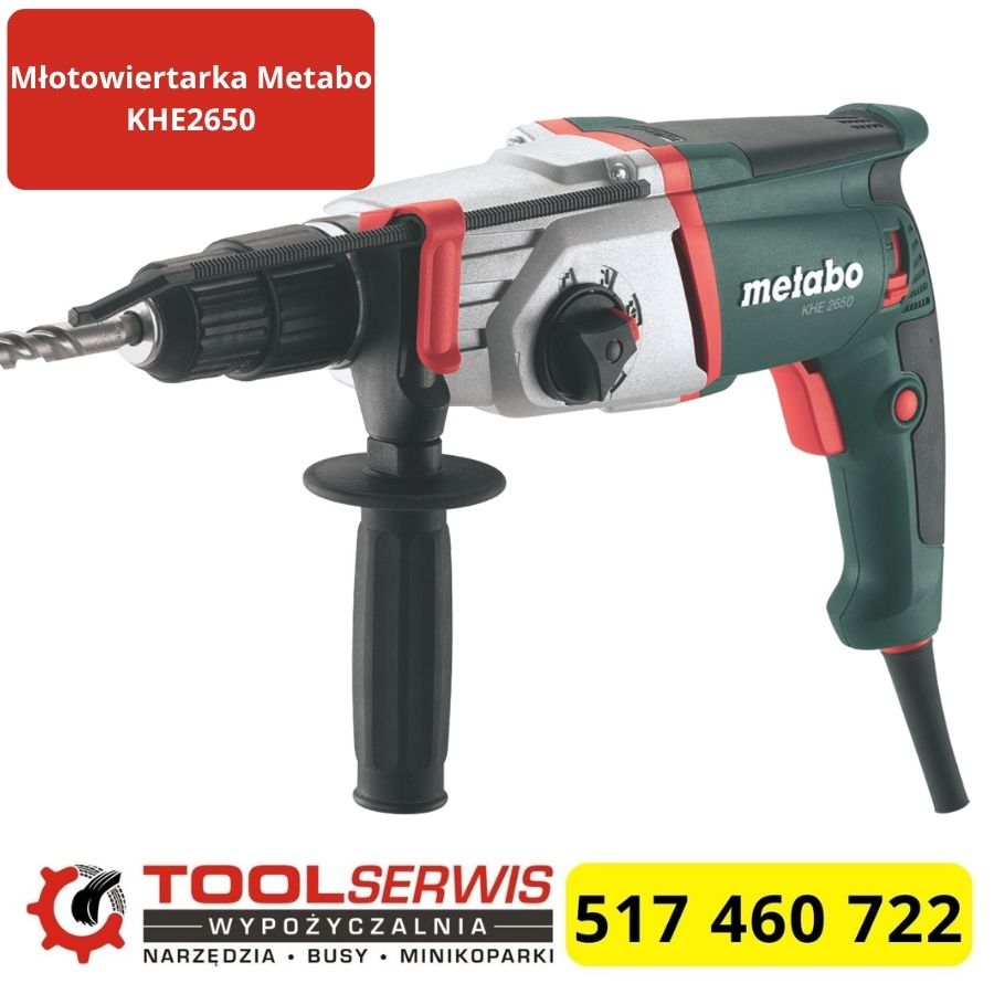 Młotowiertarka Metabo KHE 2650 SDS-plus 800 W 2.7 J