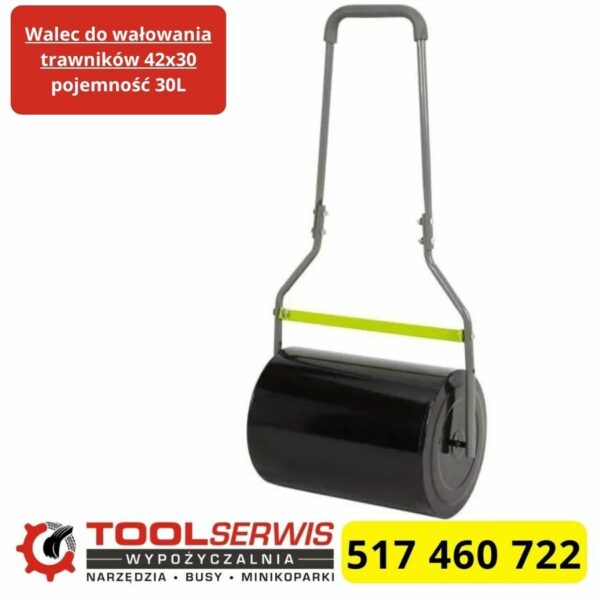 Wałek do trawnika 42x30 30L do wyrównywania i zagęszczania gleby