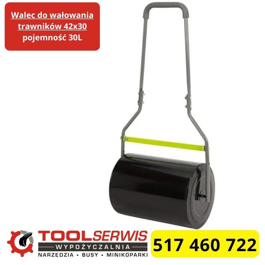 Wałek do trawnika 42x30 30L do wyrównywania i zagęszczania gleby