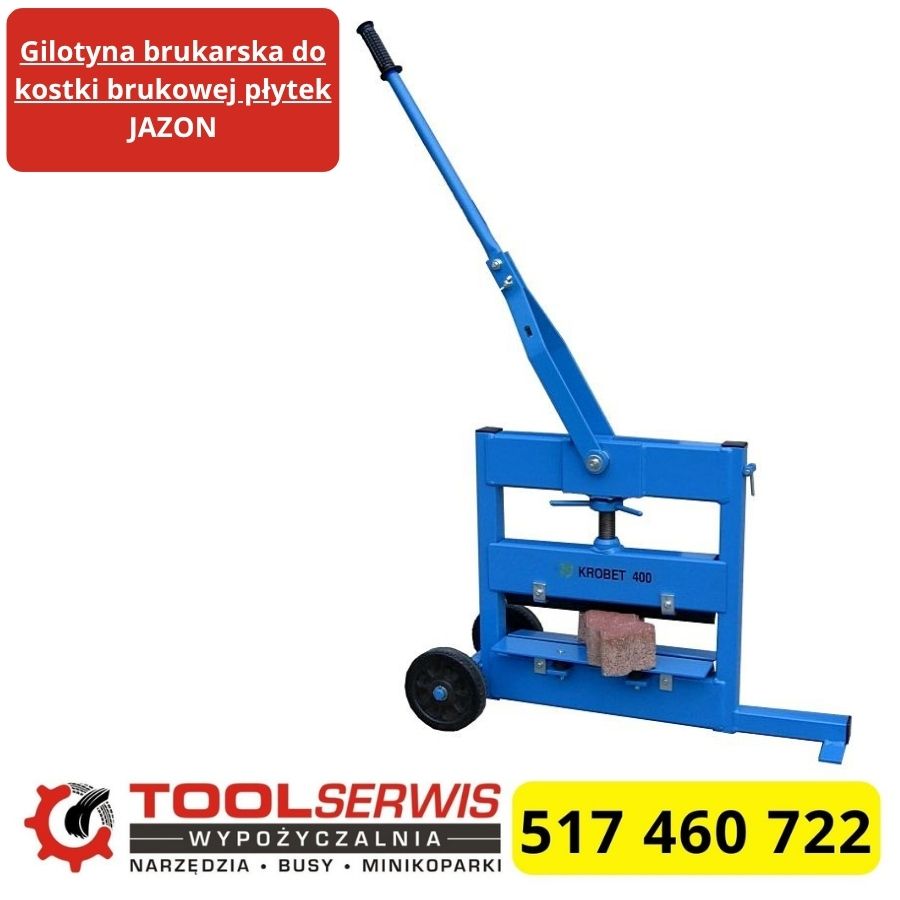 Gilotyna brukarska JAZON do cięcia kostki