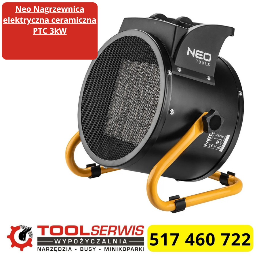 Nagrzewnica elektryczna ceramiczna PTC 3kW Neo